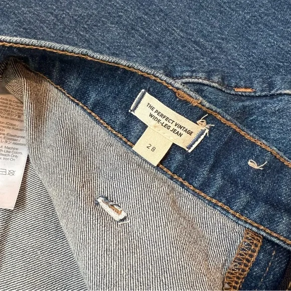 Madewell The Perfect Vintage Wide Leg Crop Jeans - Picture 6 of 10